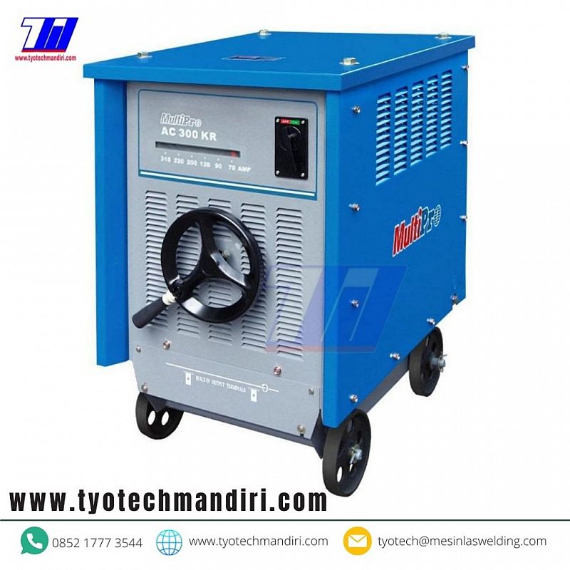MESIN LAS AC TRANSFORMER TYPE AC 300 KR MULTIPRO