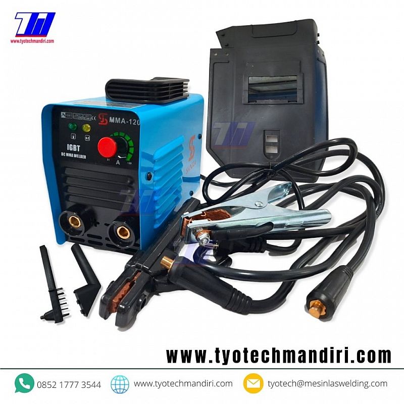MESIN LAS IGBT DC MMA-120 900W MERK SANJIA