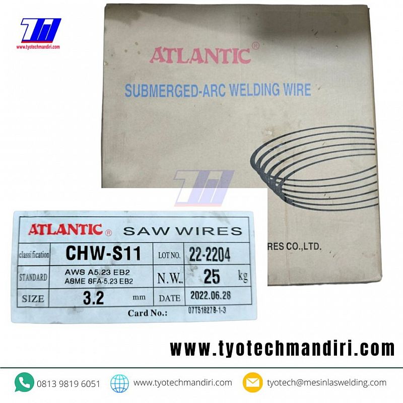 ATLANTIC FLUX CORED WIRE CHW-S11 Dia. 3.2mm