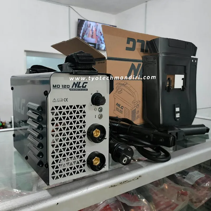 NLG MO120 Mesin Las Inverter MMA / Trafo Las 120A - Hemat Listrik & Portable