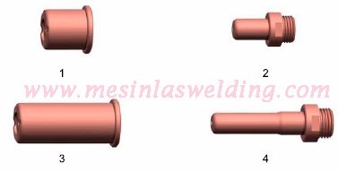 NOZZLE + TIP ELECTRODE CP70 CEBORA
