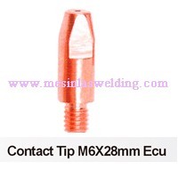 CONTACT TIP BINZEL ECU M6*28 SIZE : 0.8mm