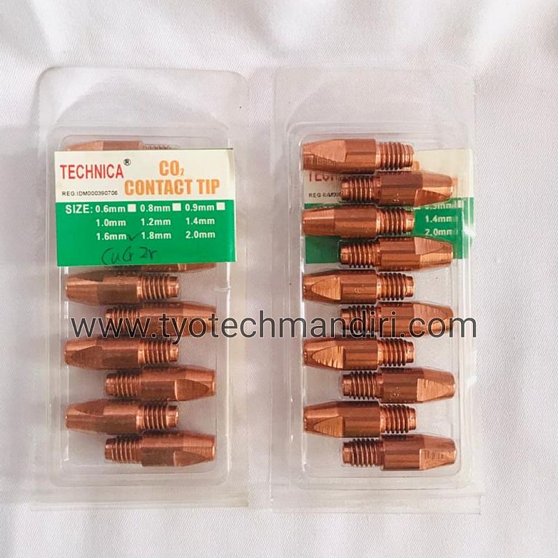 CONTACT TIP BINZEL CUCRZR M6*30 SIZE : 1.2MM