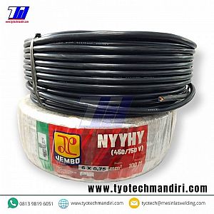 KABEL LAS JEMBO NYYHY 6x0.75 HITAM