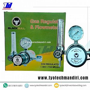 REGULATOR CO2 With HEATER 110V BLACKBULL