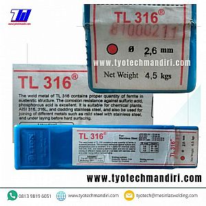 KAWAT LAS / WELDING ELECTRODES TL-316 DIAMETER 2,6MM (LION) / 4,5 KG