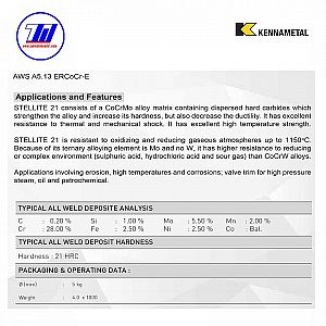 KENNAMETAL STELLITE 21