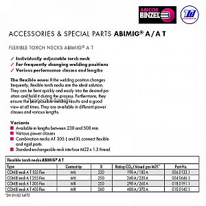 FLEXIBLE TORCH NECKS ABIMIGÂ® A T
