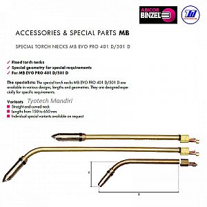 SPECIAL TORCH NECKS MB EVO PRO 401 D/501 D