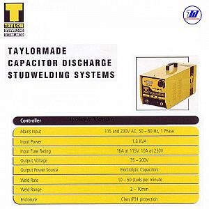 CONTROLLER FEATURES STUDWELDING