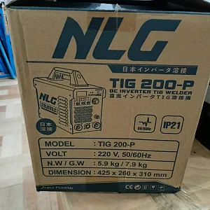 NLG TIG-200P Mesin Las Inverter TIG / MMA Pulse 200 Ampere - Stainless Steel & Besi