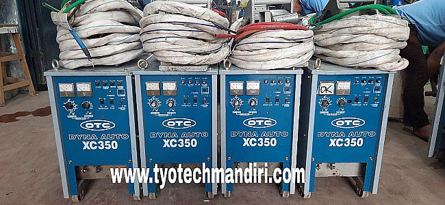 SEWA MESIN LAS CO XC 350 A OTC DAIHEN