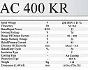 MESIN LAS AC TRANSFORMER TYPE AC 400 KR MULTIPRO