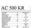 MESIN LAS AC TRANSFORMER TYPE AC 500 KR MULTIPRO