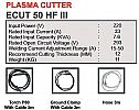 MESIN LAS PLASMA CUTTER ECUT 50 HF III HUGONG