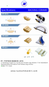 BACKING CERAMIC WELDING